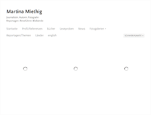 Tablet Screenshot of martina-miethig.com